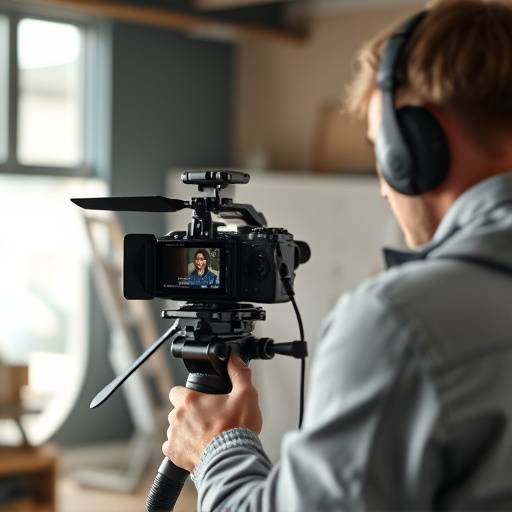 Behind the scenes video production