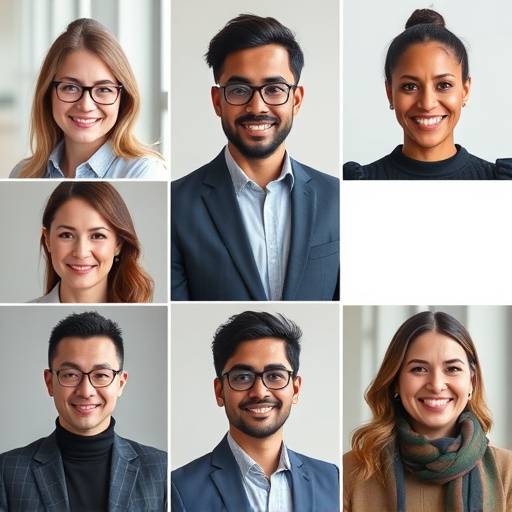 Individual headshots of key team members