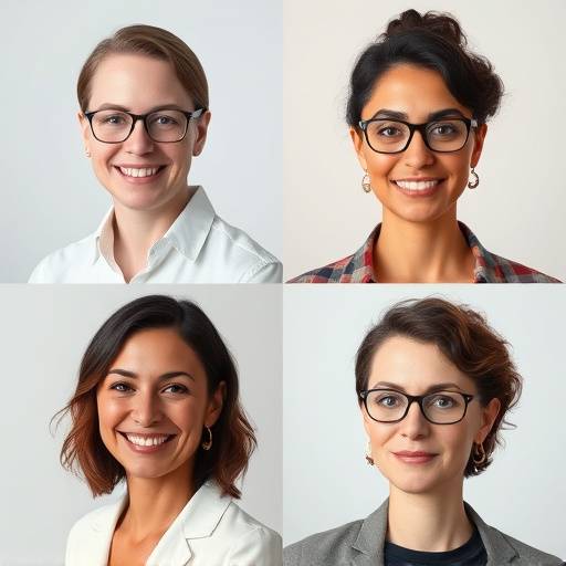Individual headshots of key team members